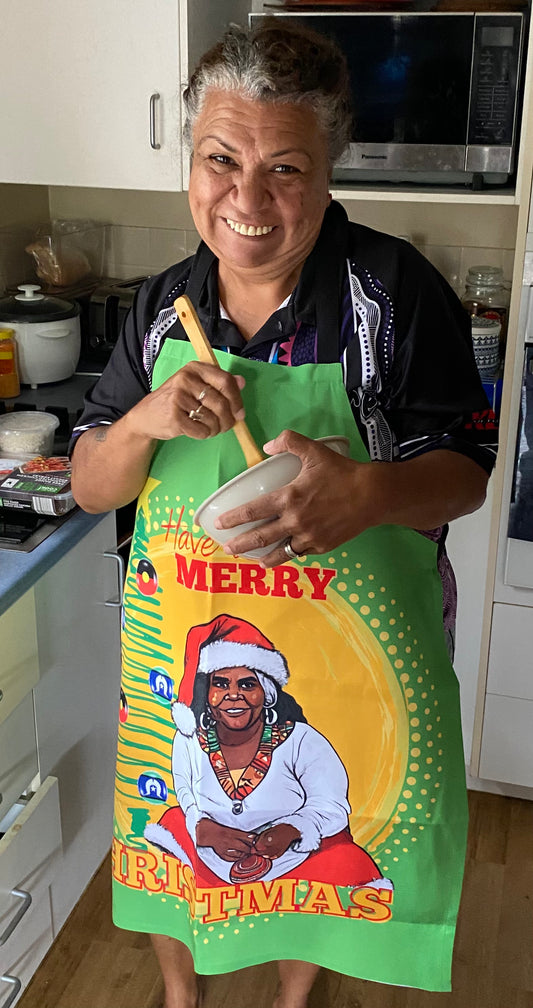 Mrs Black Clause Apron