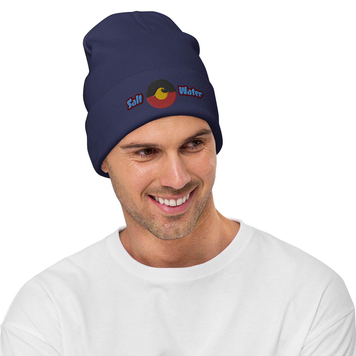 Salt Water Embroidered Beanie