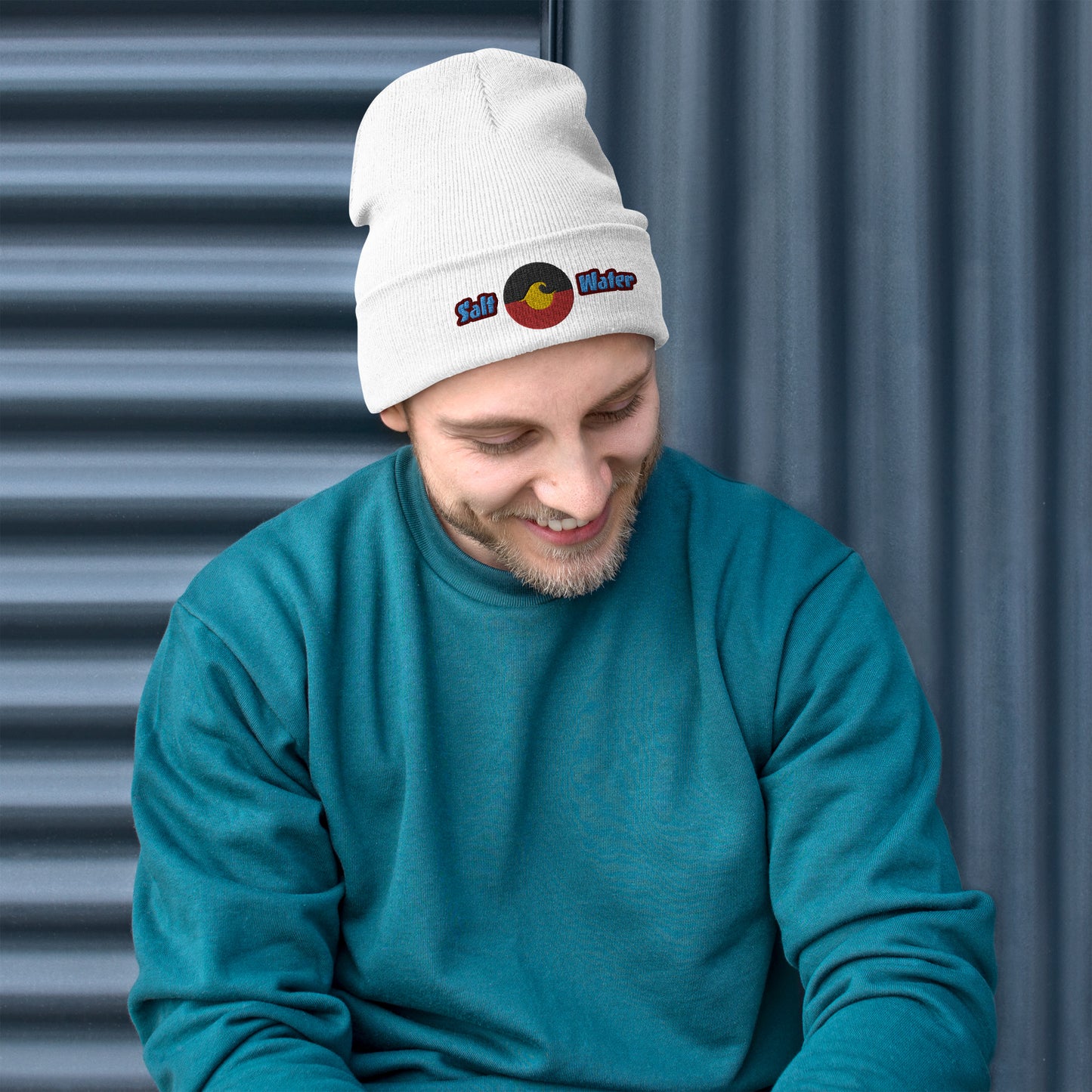 Salt Water Embroidered Beanie