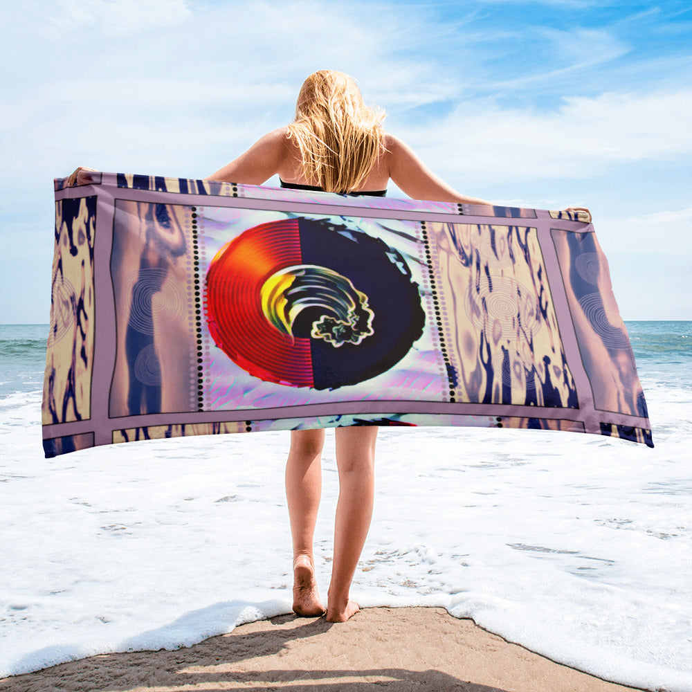 Aboriginal Flag Wave Towel