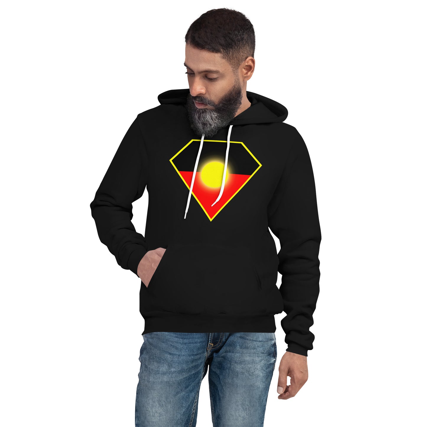 Aboriginal Super Hero Unisex hoodie