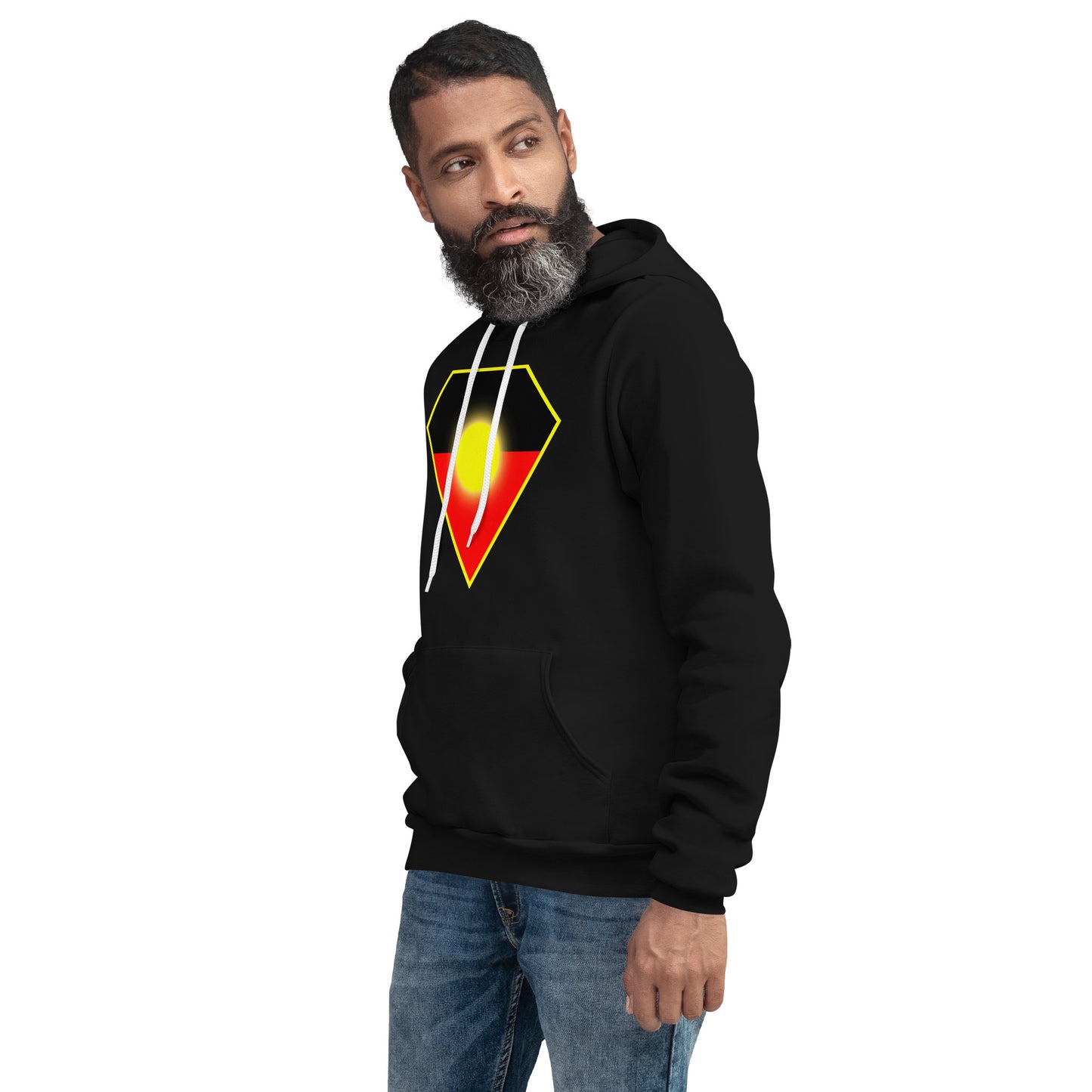 Aboriginal Super Hero Unisex hoodie