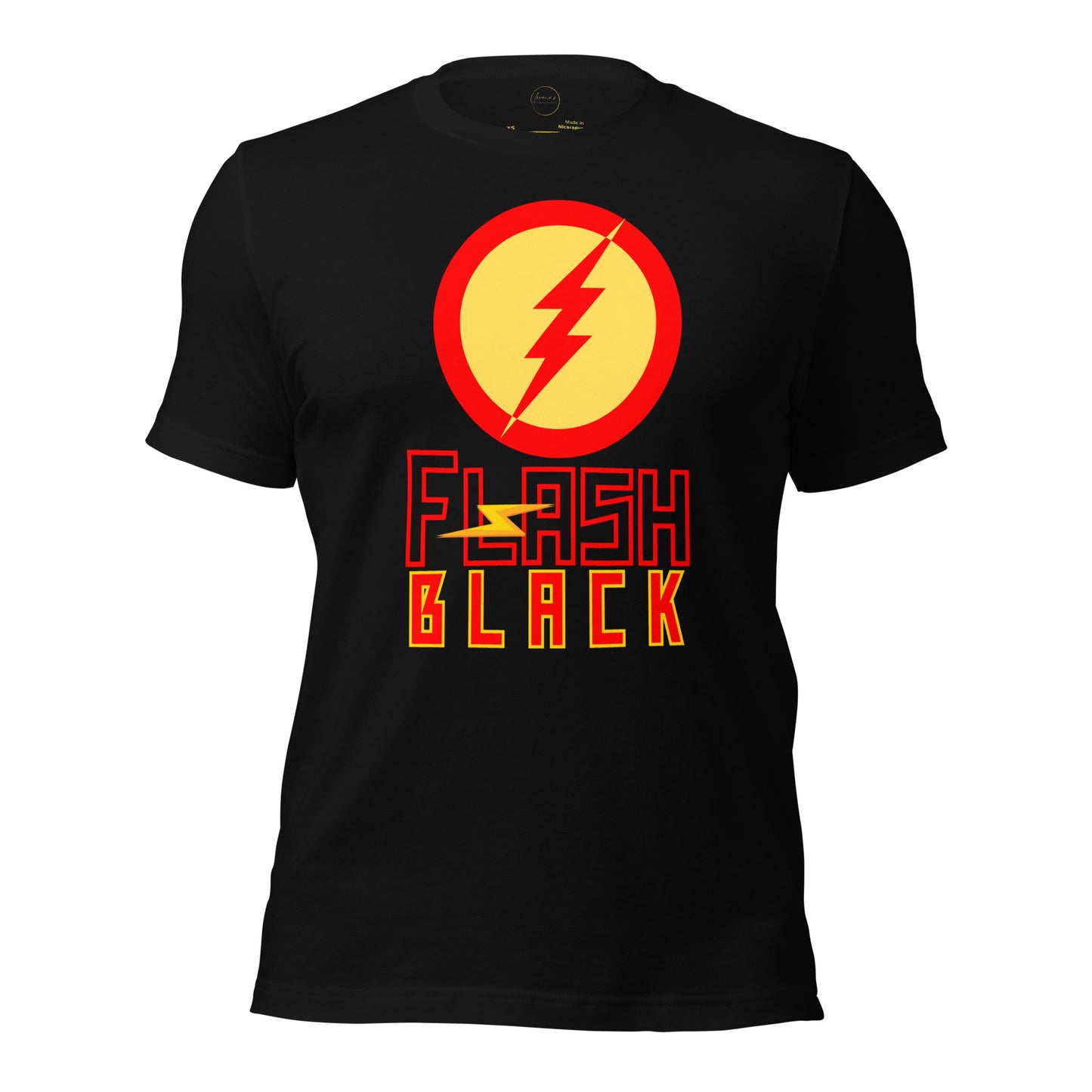 Flash Black Unisex t-shirt