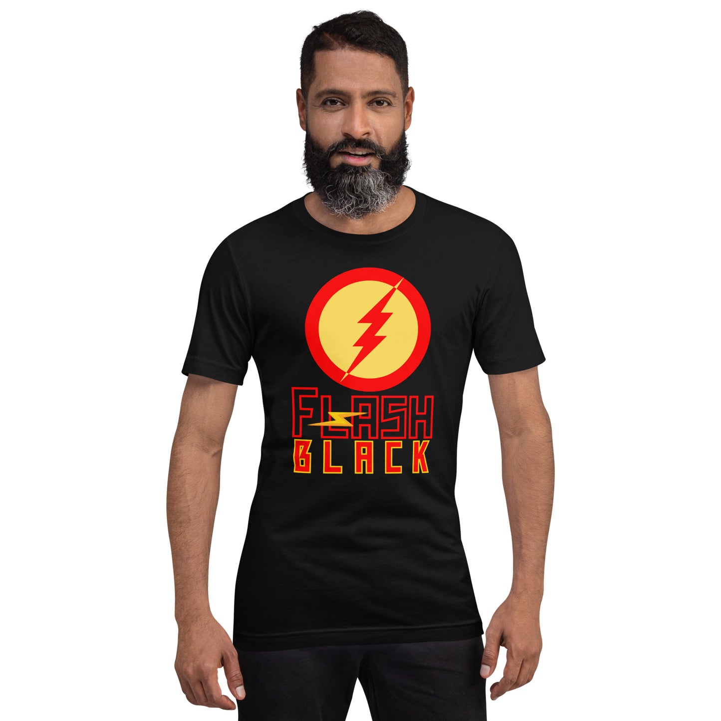 Flash Black Unisex t-shirt