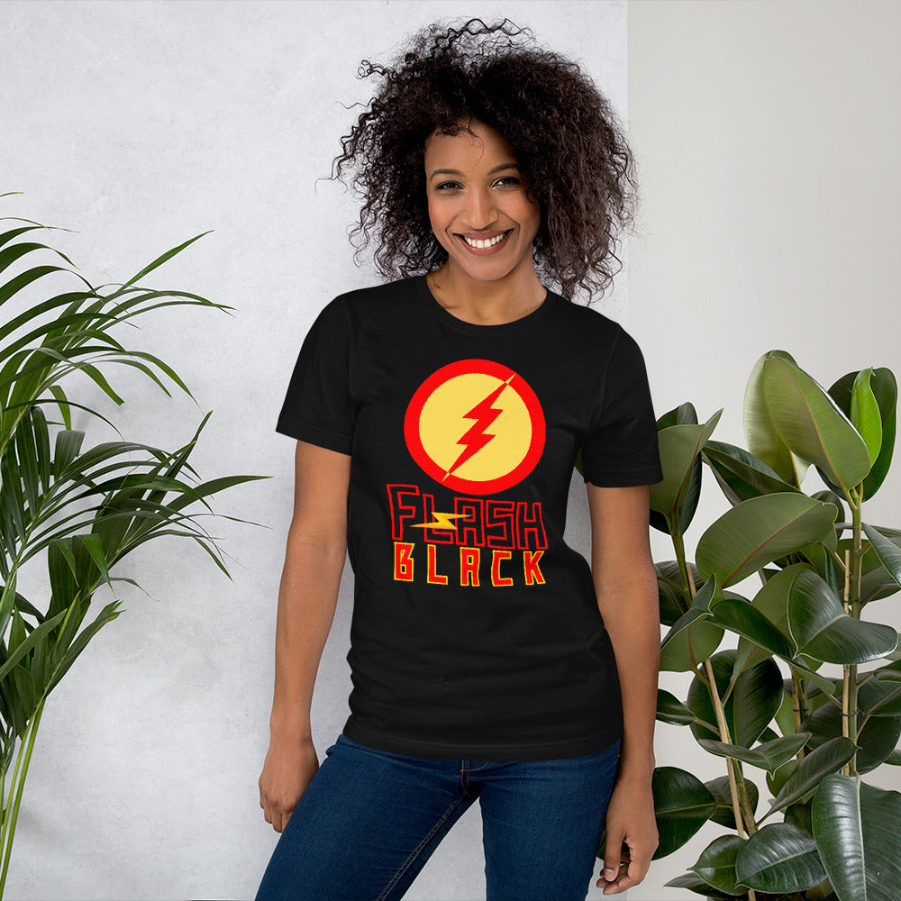 Flash Black Unisex t-shirt