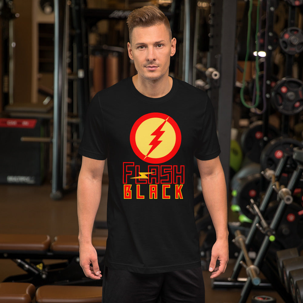 Flash Black Unisex t-shirt