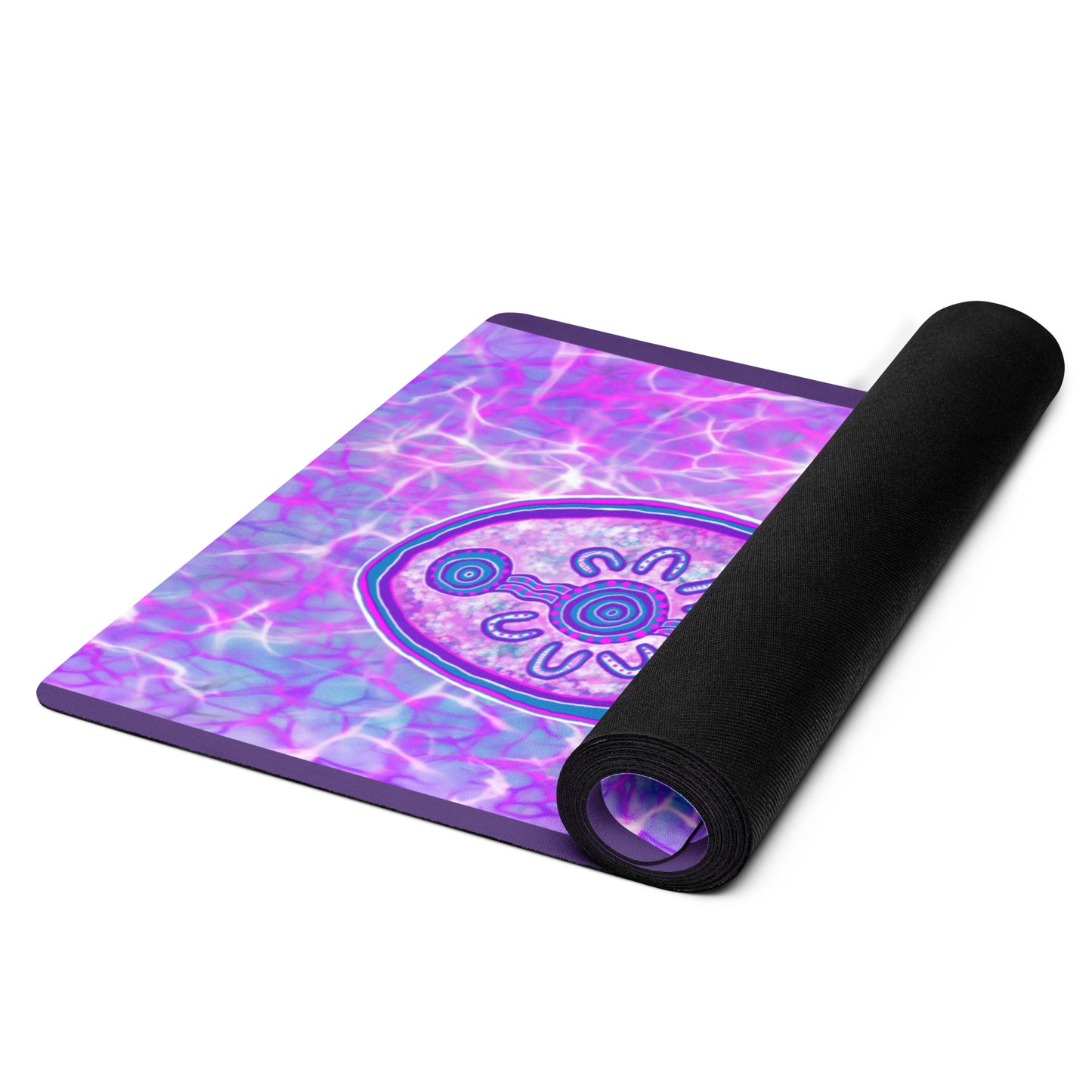 Purple Water Yoga mat