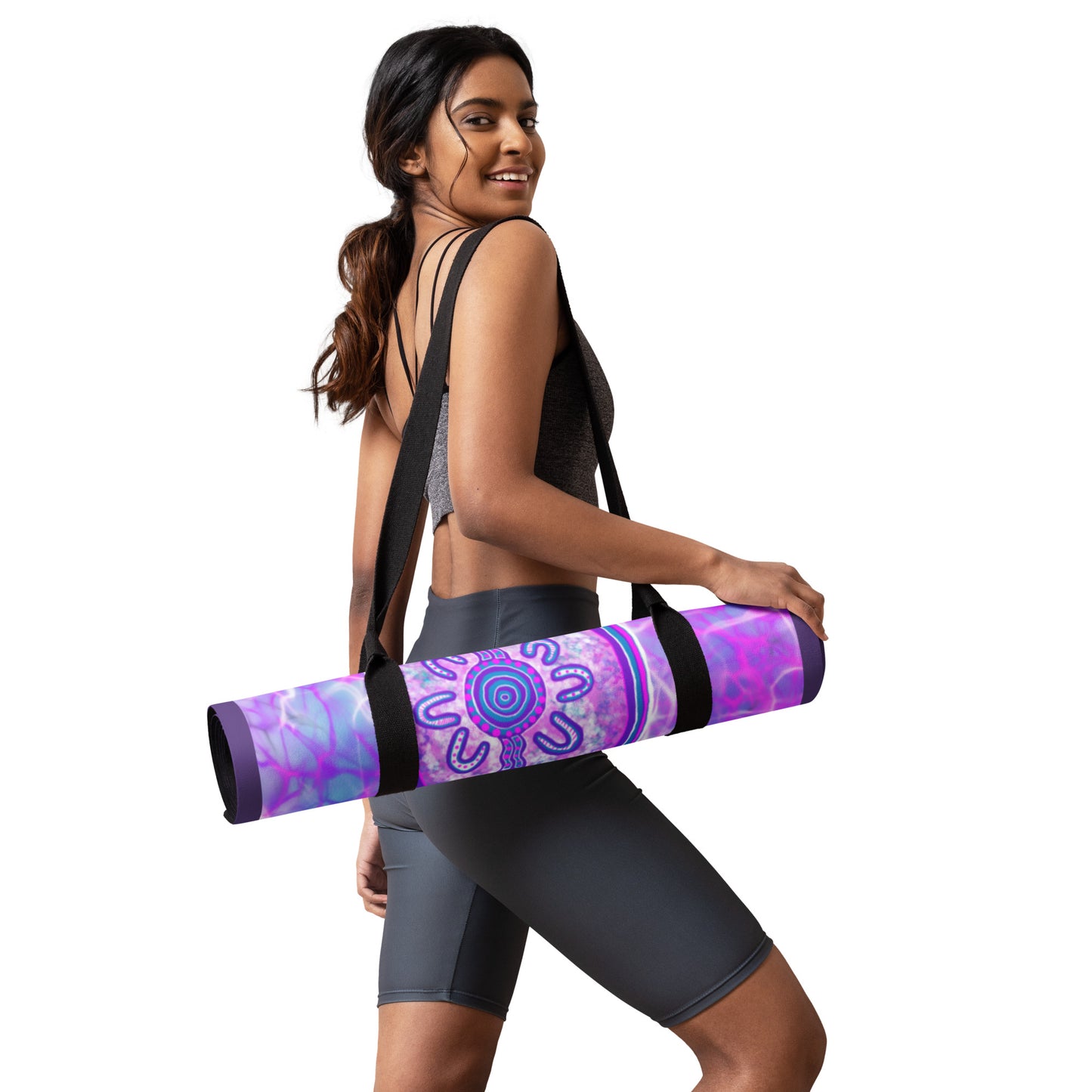 Purple Water Yoga mat