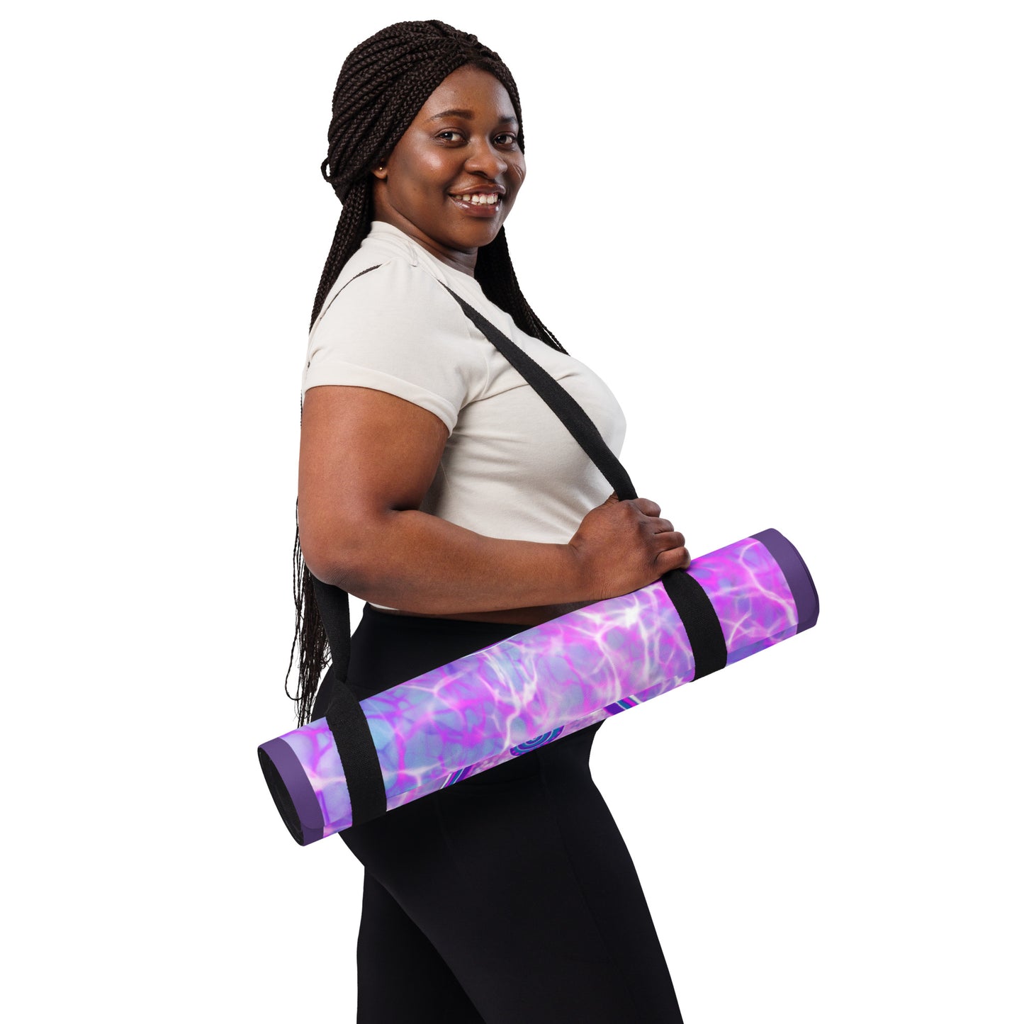 Purple Water Yoga mat