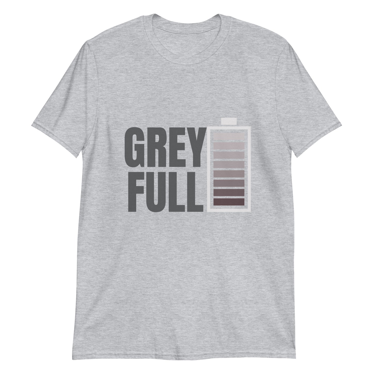 Grey Full - Short-Sleeve Unisex T-Shirt