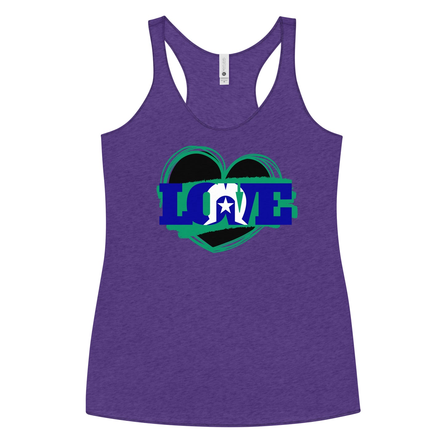 Torres Strait Islander Love Women's Racerback Tank